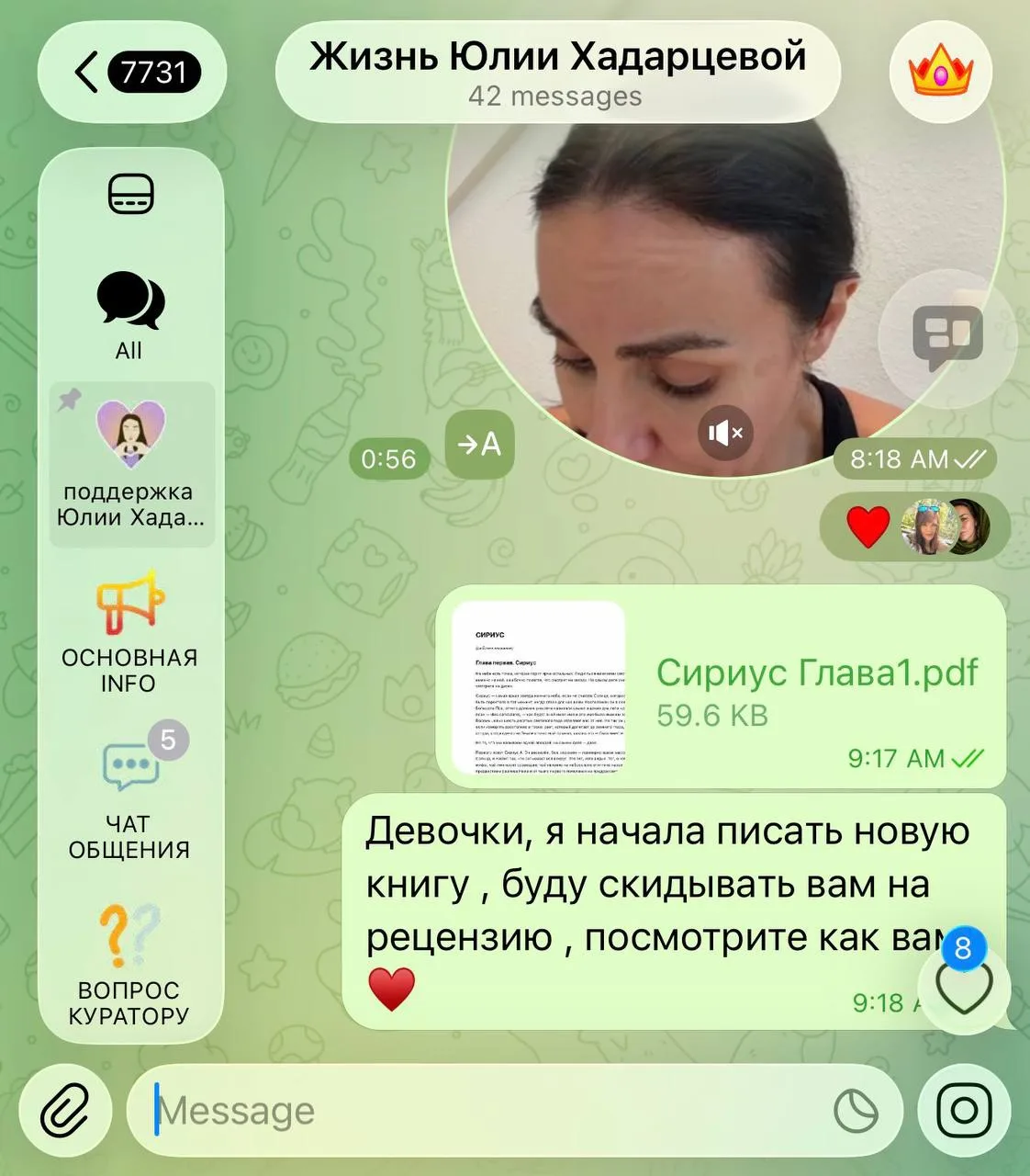 Я снова начала писать книгу…