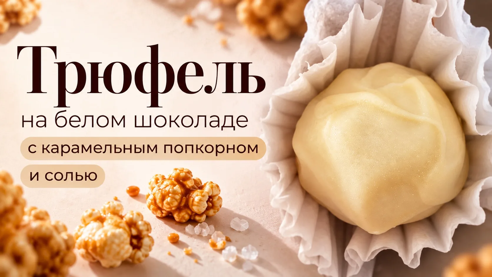Уже завтра! Трюфель с попкорном в подарок 🍿