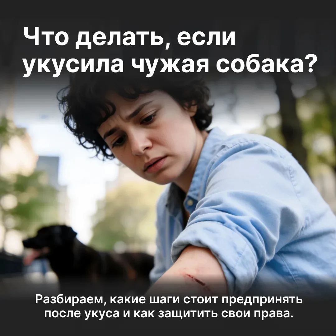 Что делать, если вас укусила чужая собака? 🐕 Важные рекомендации – в карточках.