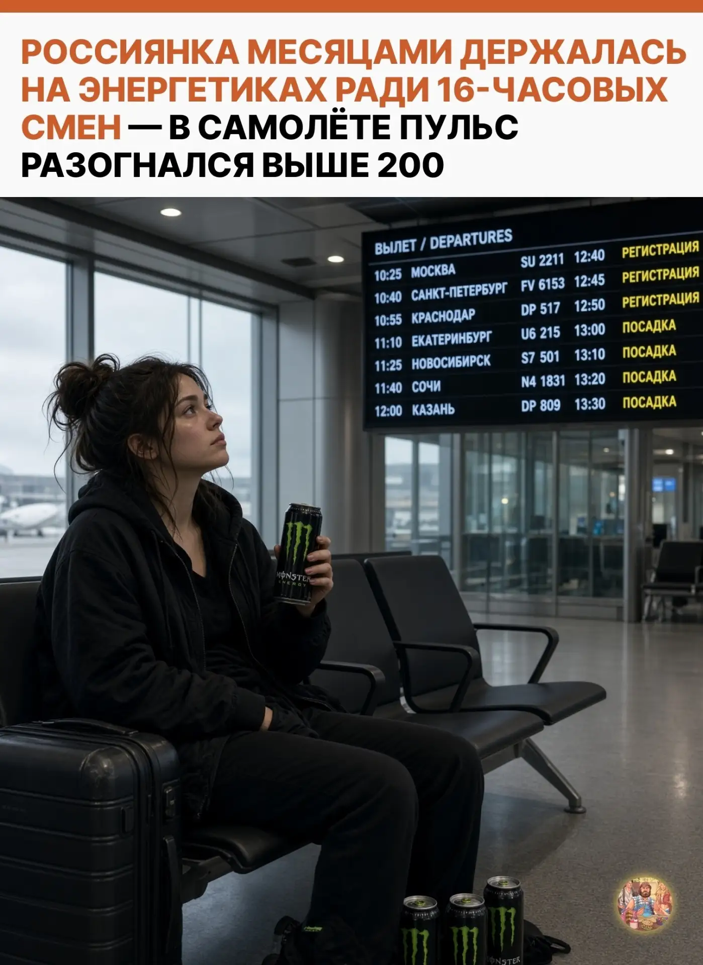 25-летняя россиянка несколько месяцев подряд пила по несколько банок энергетиков в день...