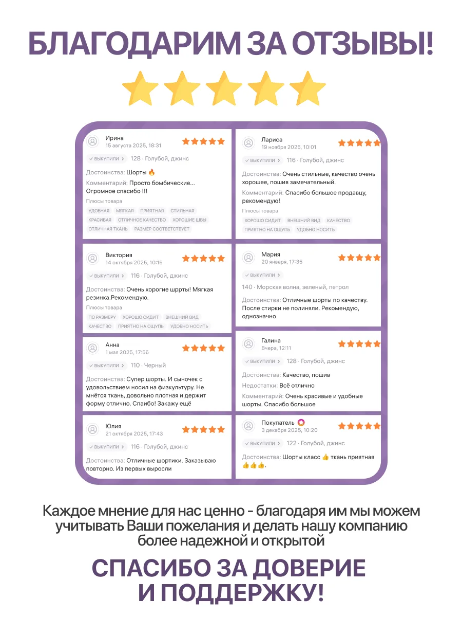 Мы читаем каждый отзыв — серьёзно!