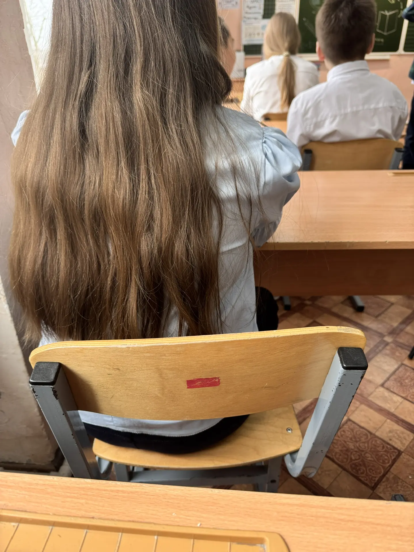 Я сегодня с утра в школе📚.