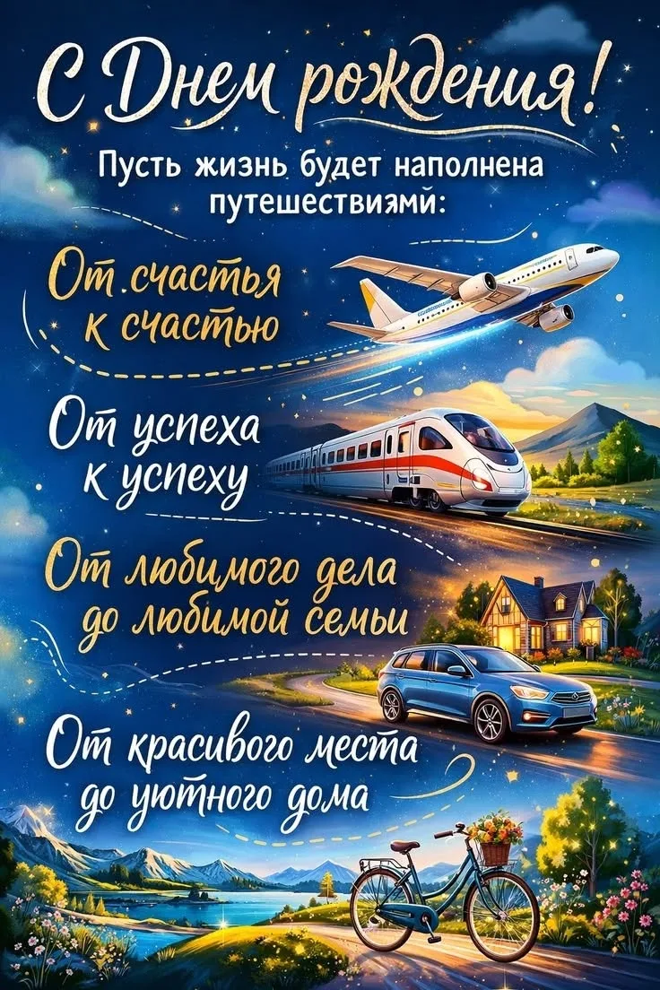 С Днем рождения 🥂

❤️😍🔥👍 — ставьте реакции, пересылайте друзьям и близким 
                 
💌О