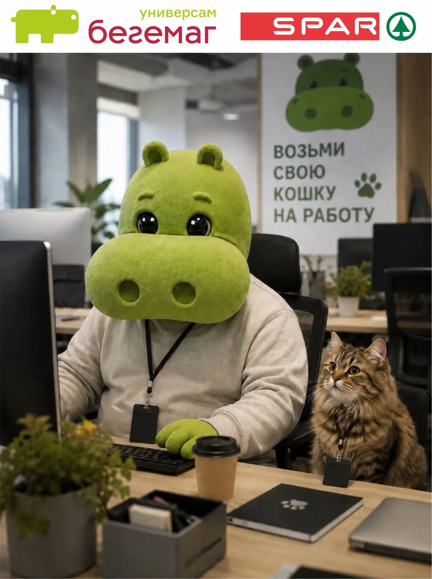 Возьми свою кошку на работу! 💼

15 июня этот день отмечают в разных странах мира, в том числе и в Р