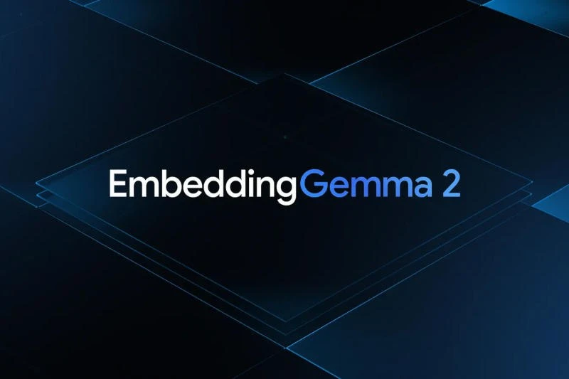 🔵 Google выпустила EmbeddingGemma 2 — открытую модель для поиска по текстам, коду, изо...