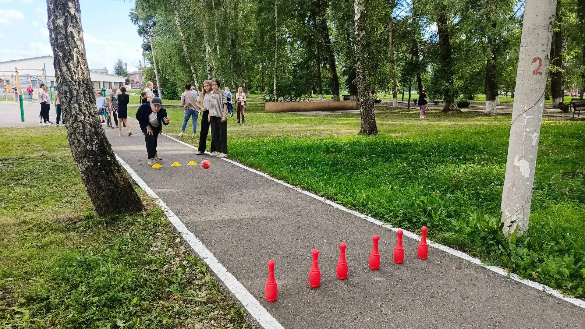 👍Семья Каусевых приняла участие в спортивном фестивале " Семейная команда".