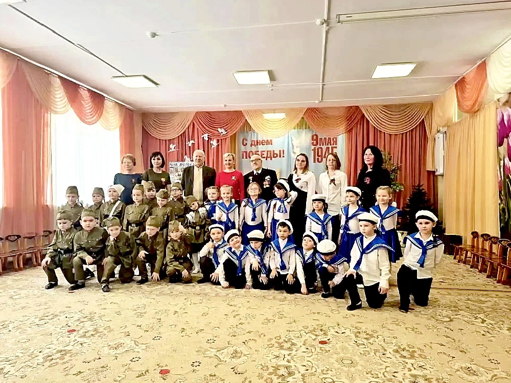 🎖️🇷🇺Марафон "Наследники Победы": наши дошкольники   🎙️Сегодня воспитанники и педагоги дошкольного от