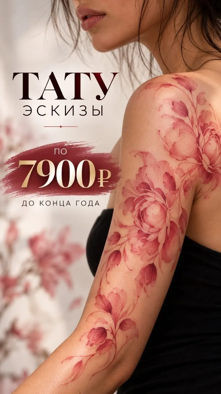 Новая татуировка уже ждёт тебя 🖤