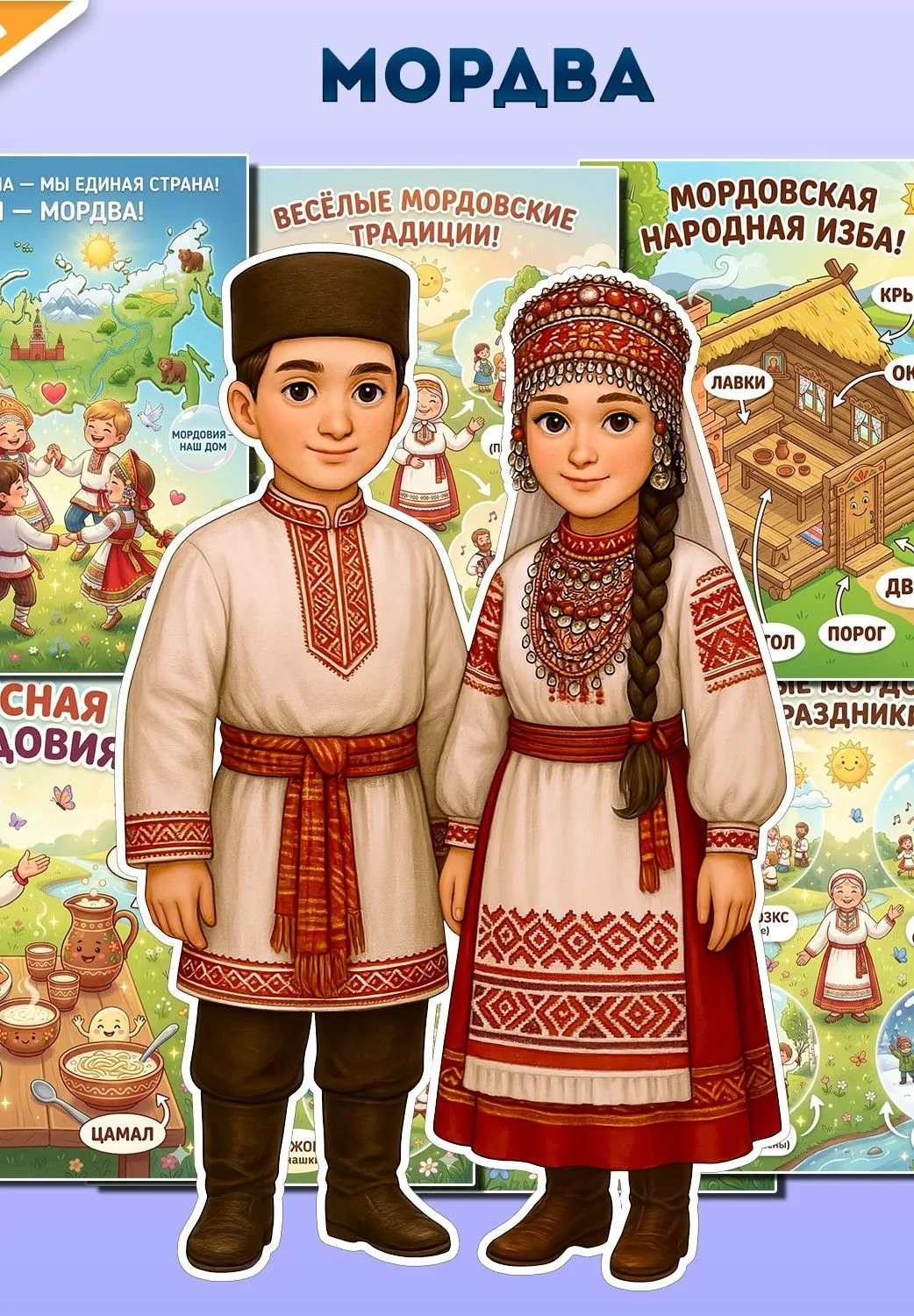 Мордва — финно‑угорский народ, который исторически проживает в Поволжье и считается одн...