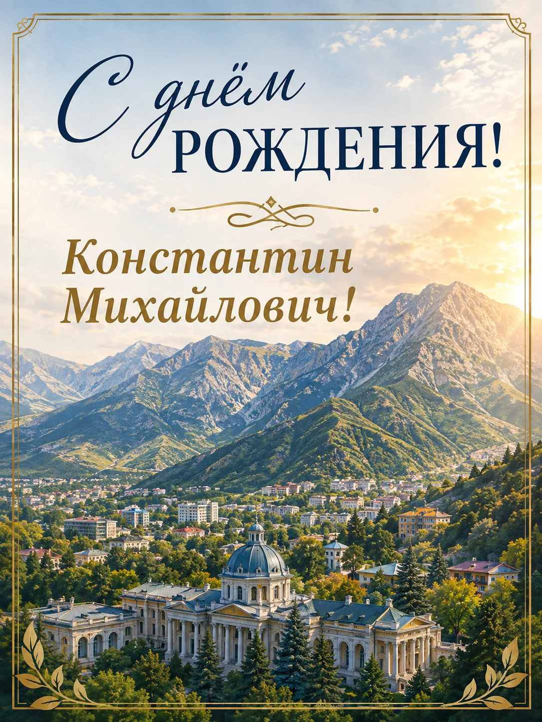 Уважаемый Константин Михайлович!
