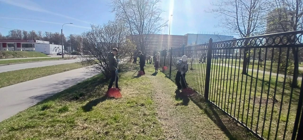 🌱 Забота о природе начинается с малого ☘️   Ребята 6 «Б» класса вместе с классным руководителем Эльв
