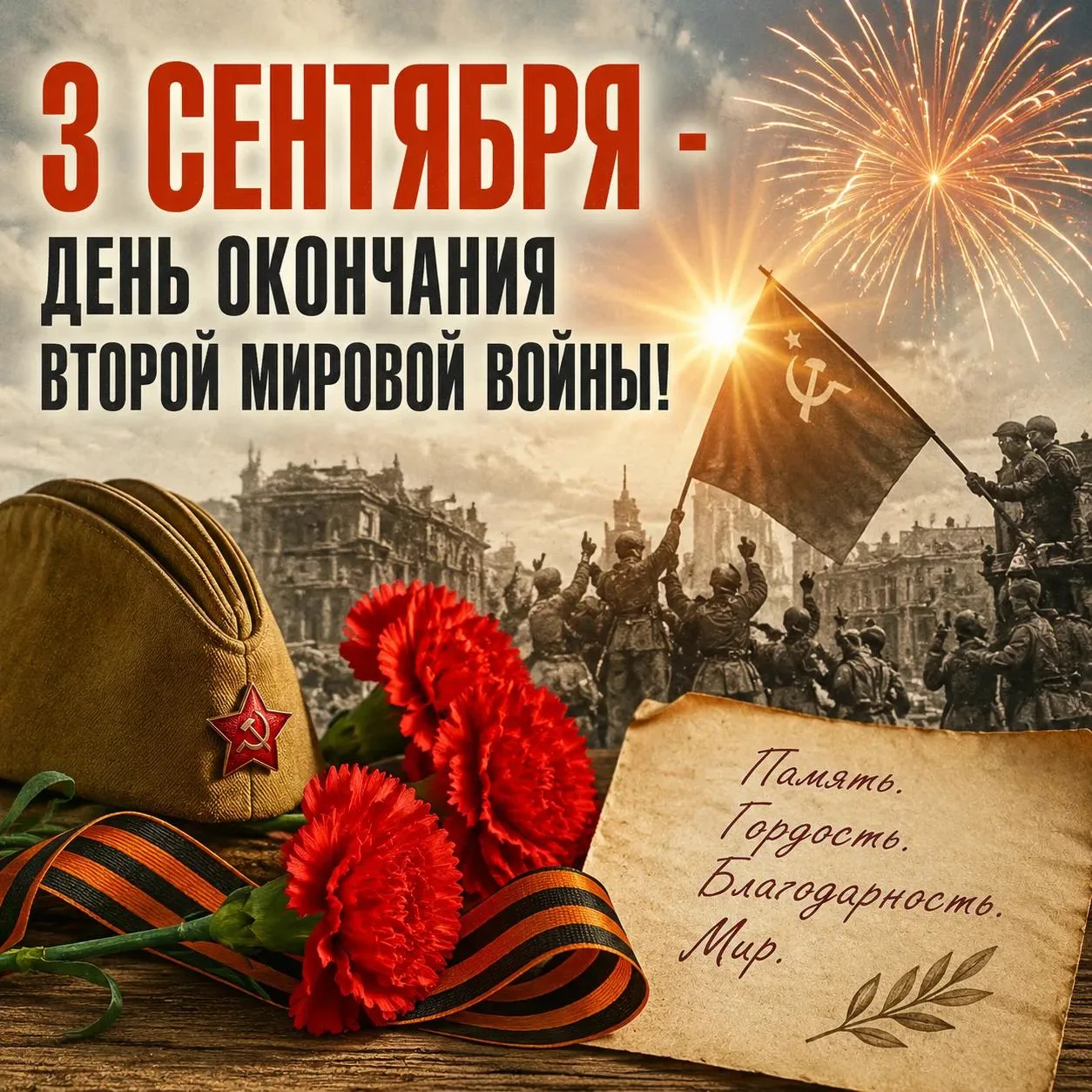 3 сентября — это день тишины и благодарности