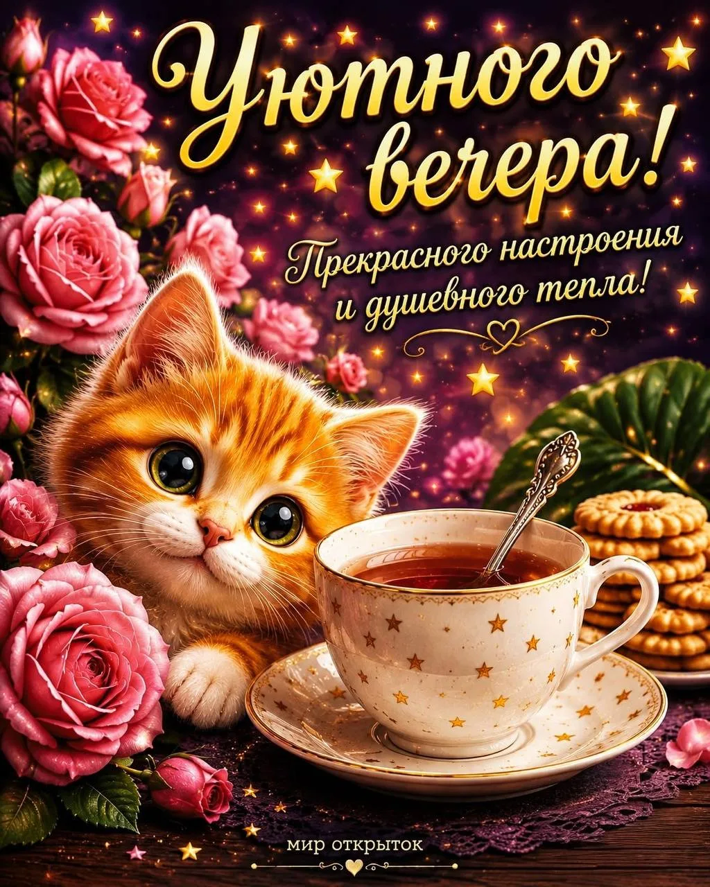 Тёплые открытки • Подпишись
