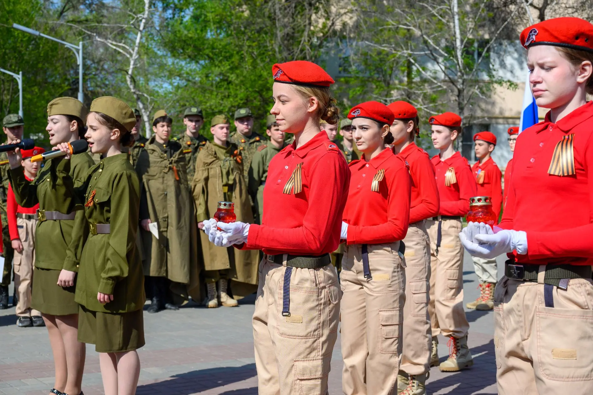В ознаменование 81-годовщины Великой Победы в Великой Отечественной войне, в Октябрьском районе прош
