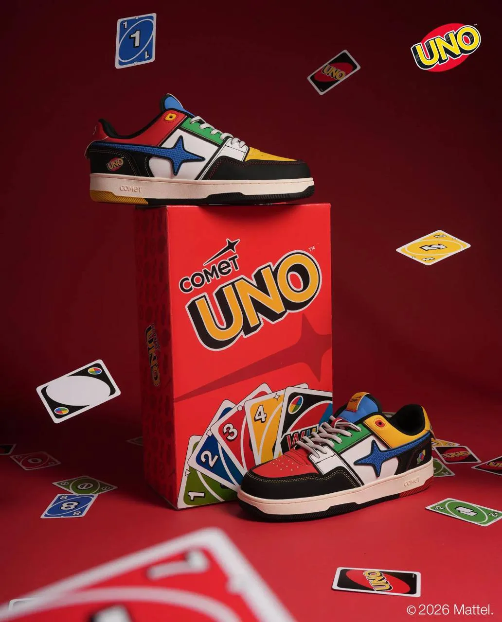 Когда игра становится стилем: UNO x COMET — кроссовки, в которые хочется «сходить»