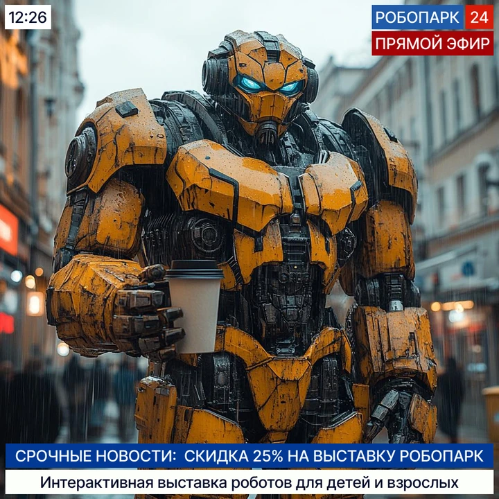 🤖Вторжение роботов в Альметьевск!