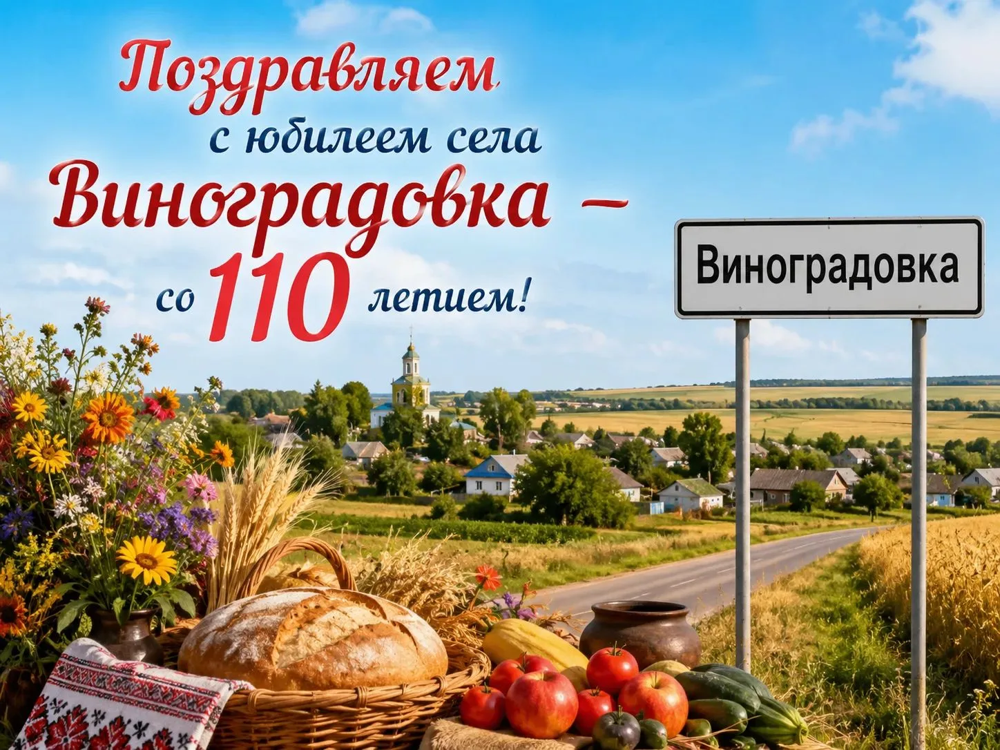 🎉💥  Поздравляем Виноградовку со 110‑летием!