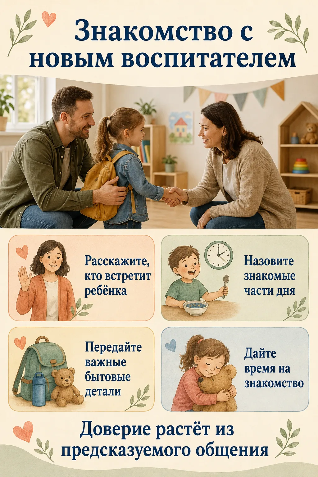 👋 Знакомство с новым воспитателем