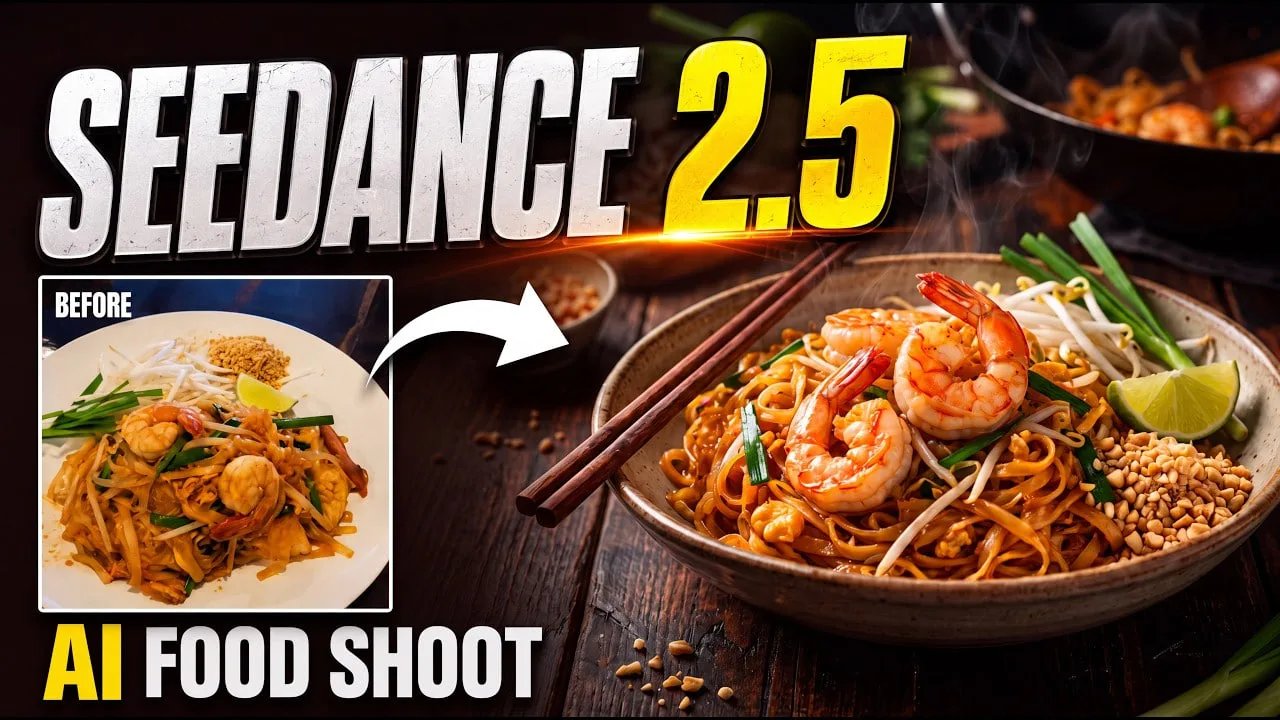 ℹ️ AI Food Photography Using Seedance 2.5 & Nano Banana Pro