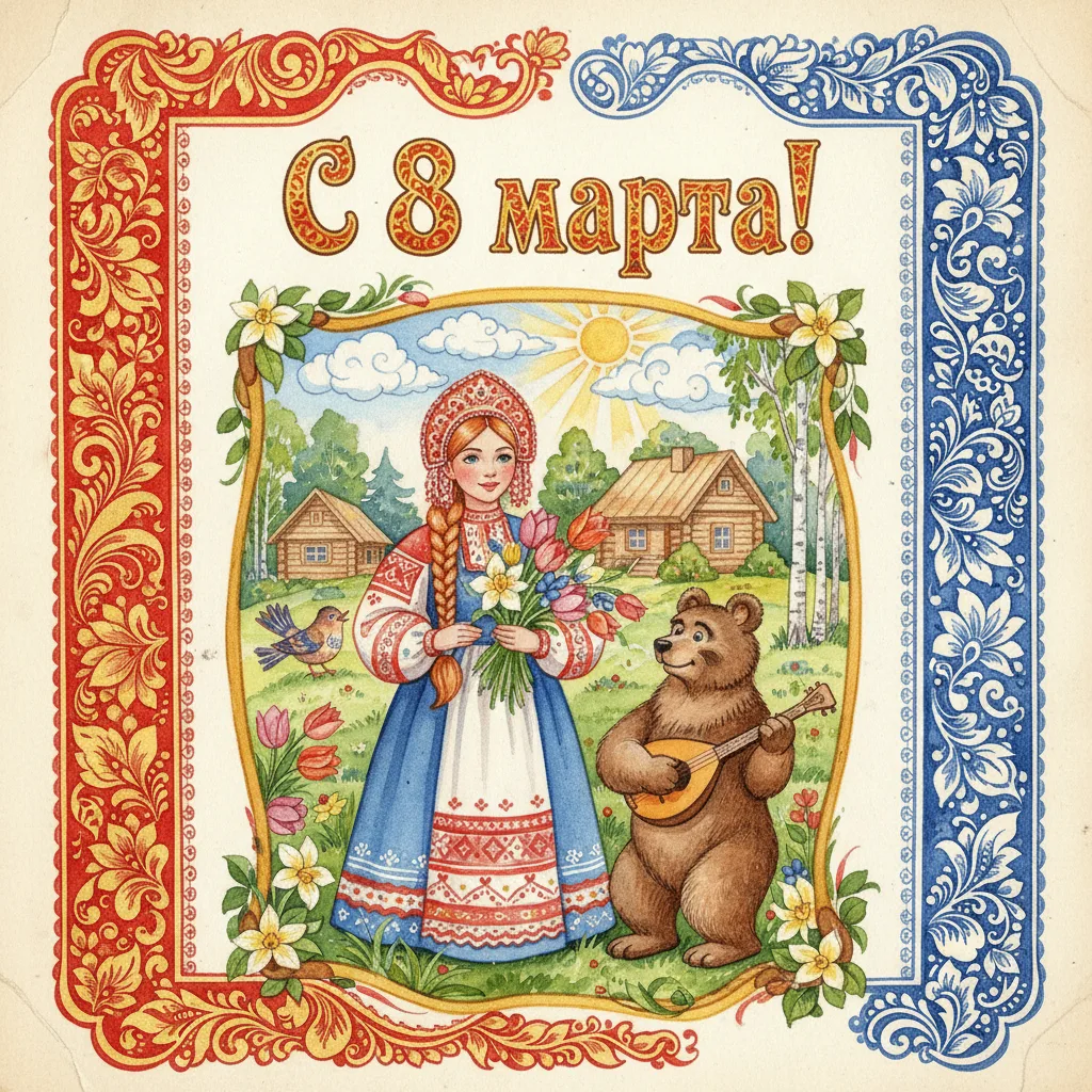 Дорогие наши женщины! С 8 Марта! 🌷
Красавицы вы наши, ясный свет в окошке! В этот первый весенний п
