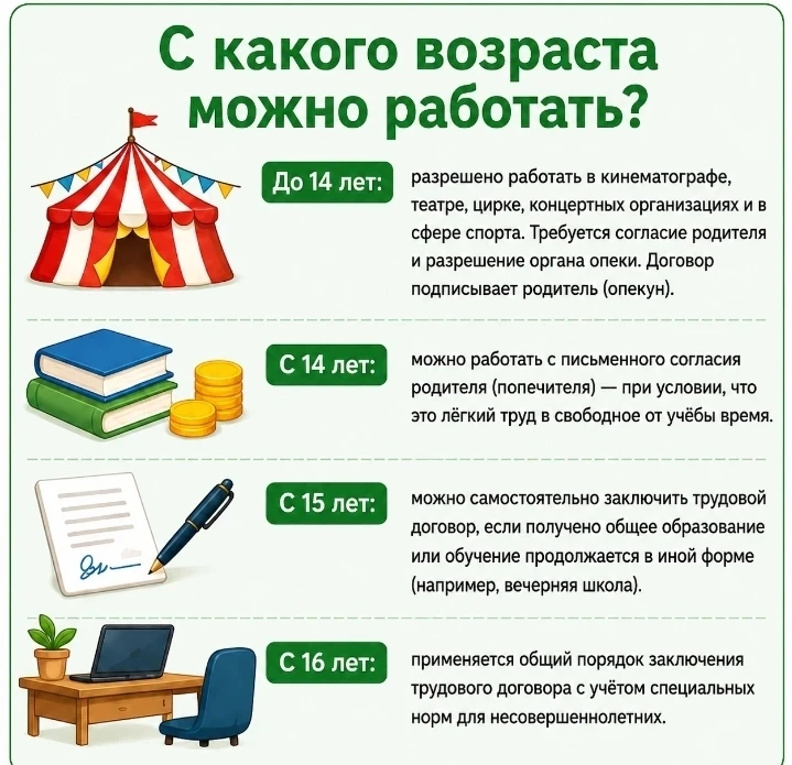 Хочешь подработать на каникулах или в течение учебного года?

Это вполне реально, но есть правила — 