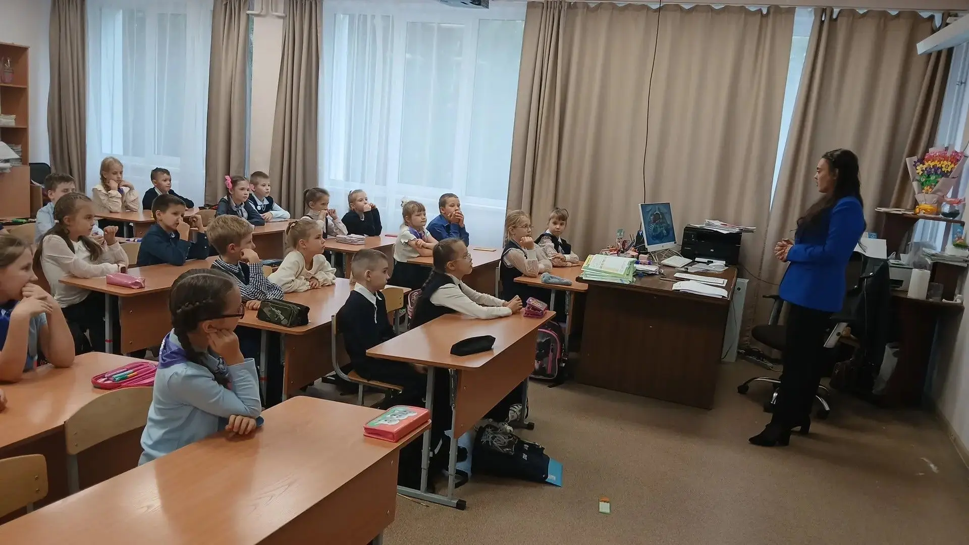 В барнаульской школе №110 провели экоуроки о чистом воздухе