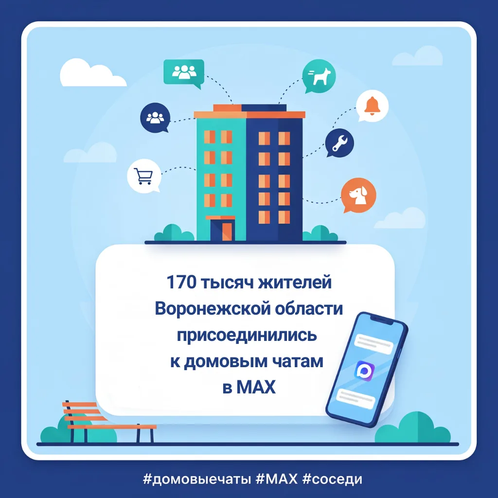 В регионе продолжает расти число пользователей официальных домовых чатов, созданных в н...