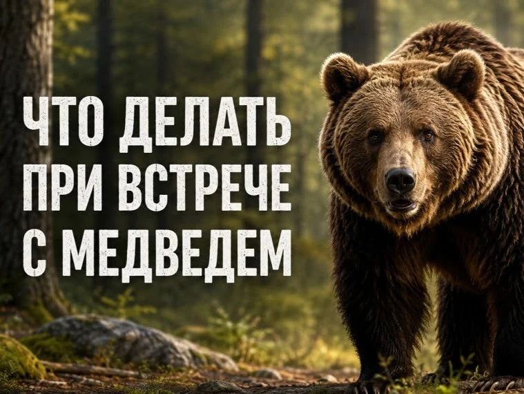 🐻🚨 ВНИМАНИЕ! ЕСЛИ ВЫ ВСТРЕТИЛИ МЕДВЕДЯ В НАСЕЛЁННОМ ПУНКТЕ