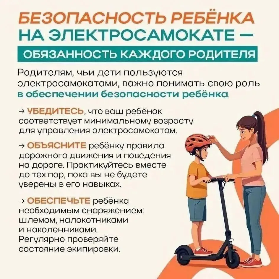 "Катание на электросамокате" — это не просто развлечение, а ответственность. Обсудите п...