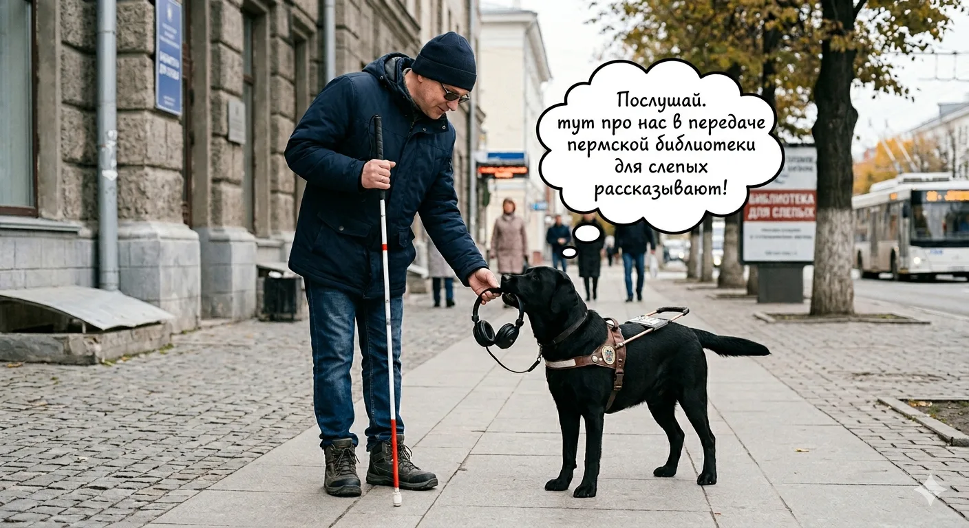 Как собаки стали проводниками незрячих людей?