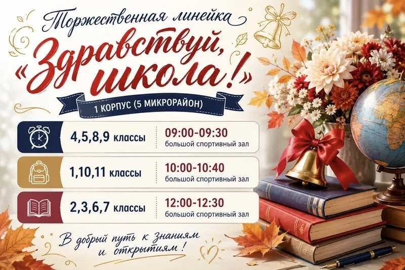 🎉 Дорогие учителя, ученики и родители! 🎉