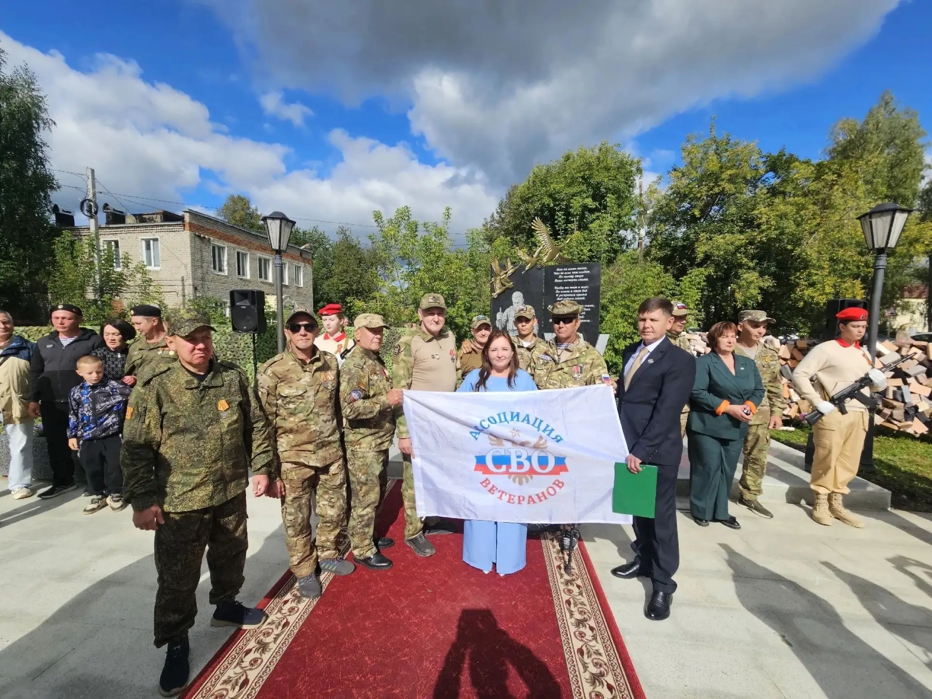 В Куеде открыли памятник нашим воинам- участникам специальной военной операции 🇷🇺