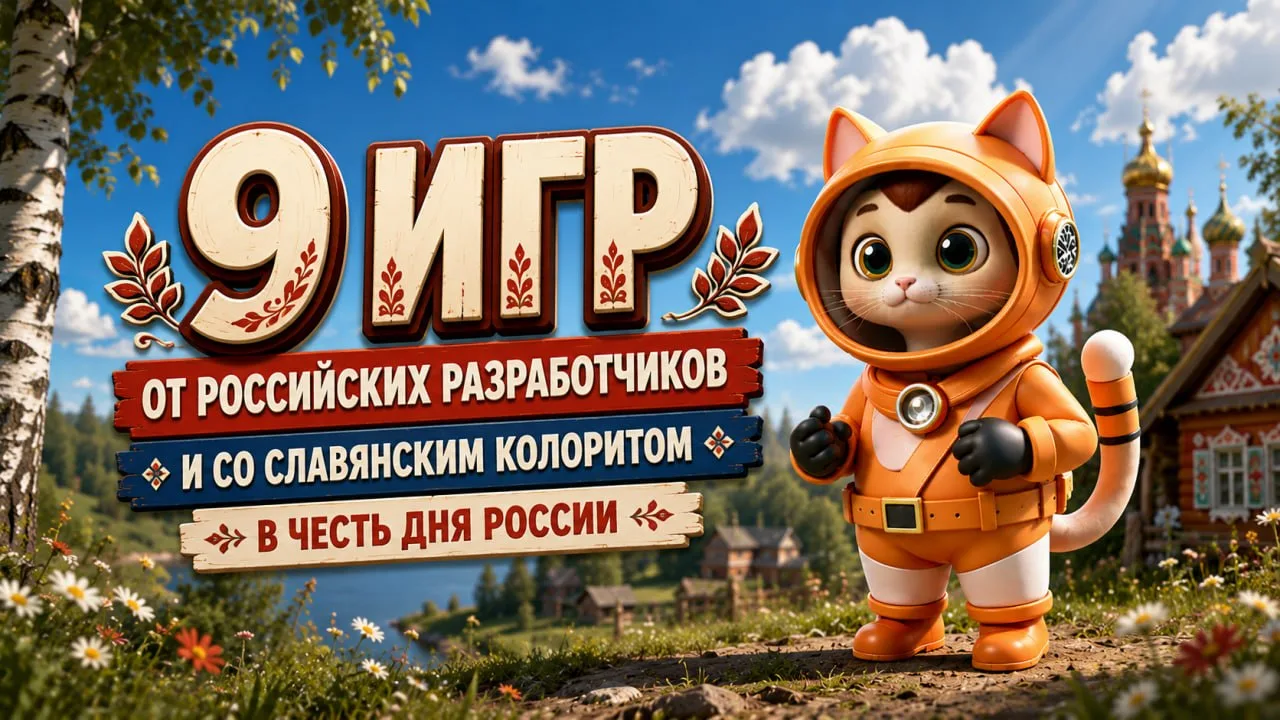 ❤️ День России: 9 игр от российских разработчиков и со славянским колоритом