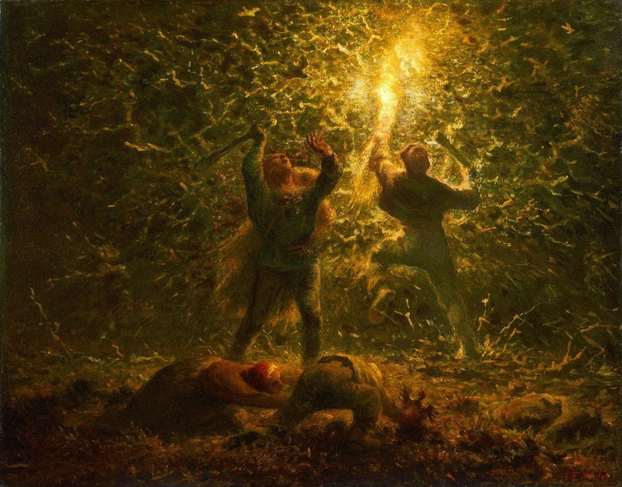 "Ночная охота на птиц",  1874 год.