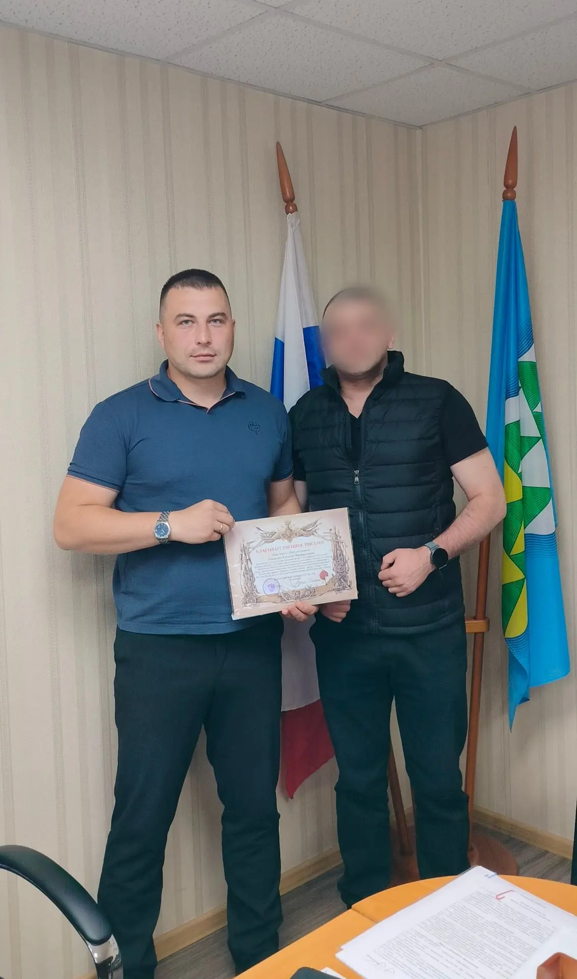На прошлой неделе состоялась встреча мэра Мамско-Чуйского района Ушакова А.В. с военнос...