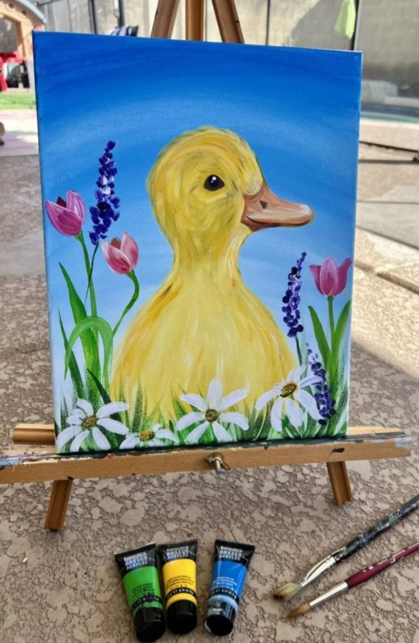 Рисуем утёнка 🌸