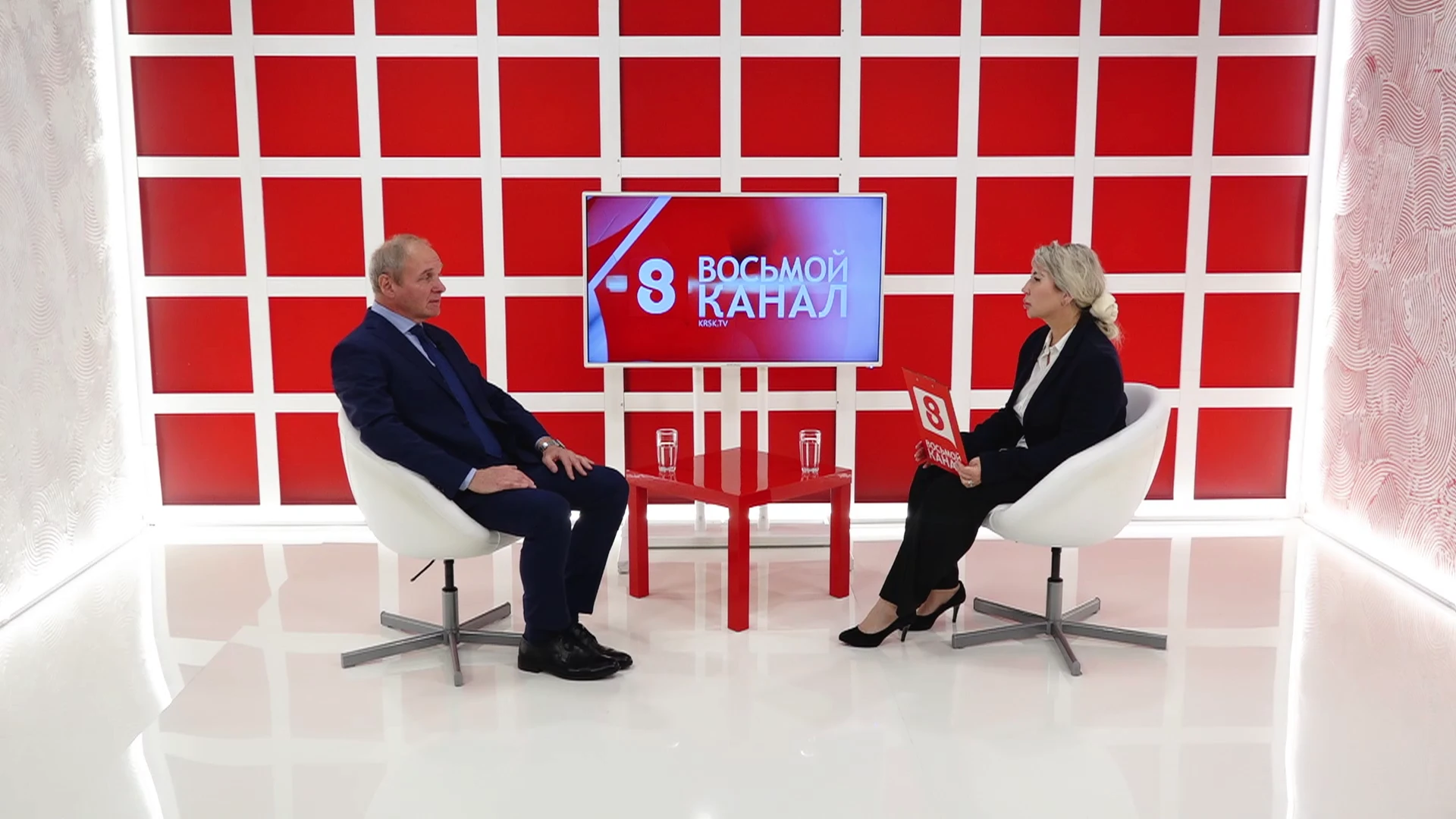 Интервью на 8 канале. Галина Орлова, Юрий Винник