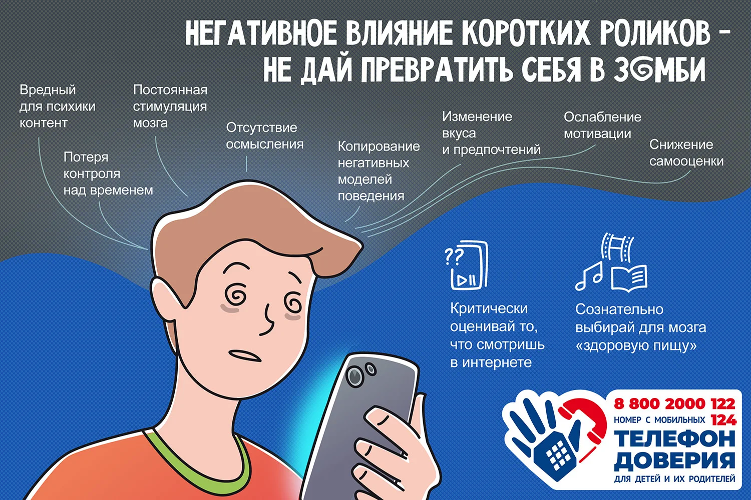 ‼О негативном влиянии коротких роликов‼