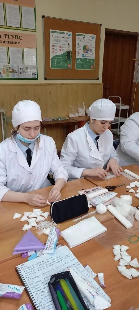 ❗В ЕТЖТ-филиал РГУПС у студентов сестринского дела СД-21 под руководством преподавателей высшей кате