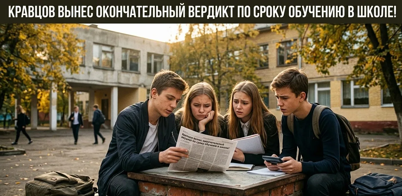 ШКОЛЬНЫЙ СРОК: КРАВЦОВ ВЫНЕС ОКОНЧАТЕЛЬНЫЙ ВЕРДИКТ ПО ОБУЧЕНИЮ!