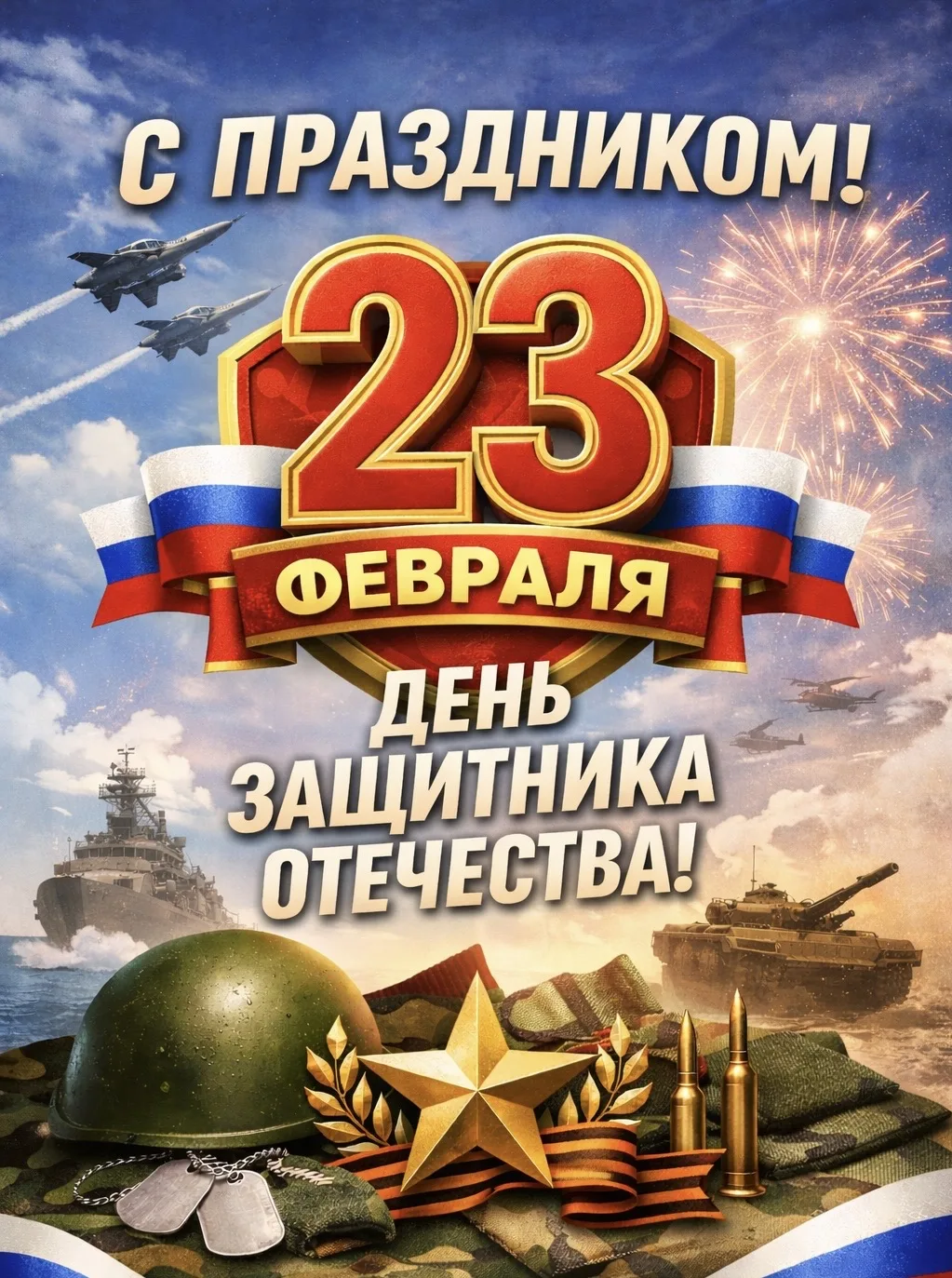 Дорогие защитники Отечества! 🇷🇺