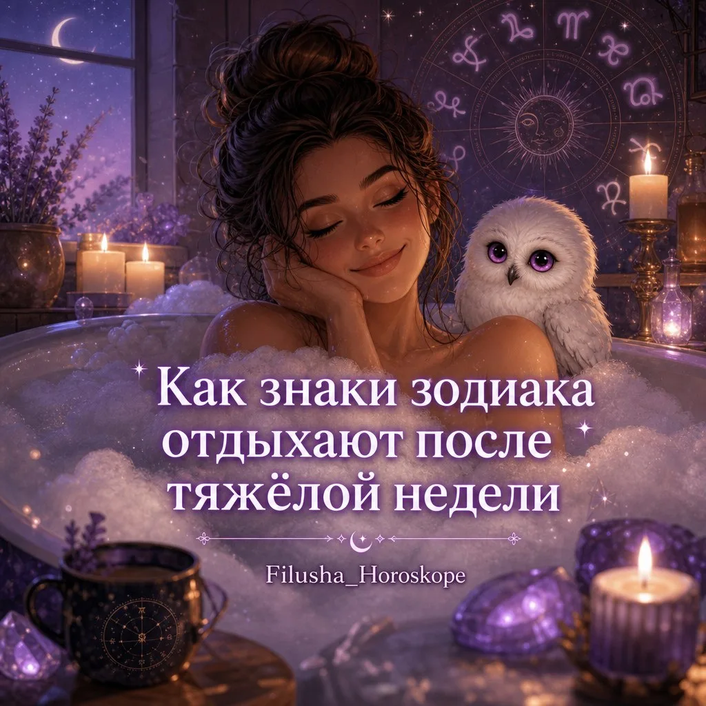 🛋️Как знаки зодиака отдыхают после тяжёлой недели