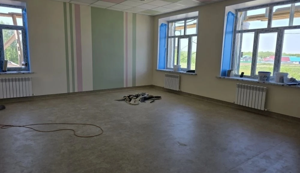 В Тюлячинском районе также проводится большой объем строительных и ремонтных работ. Сегодня самый ра