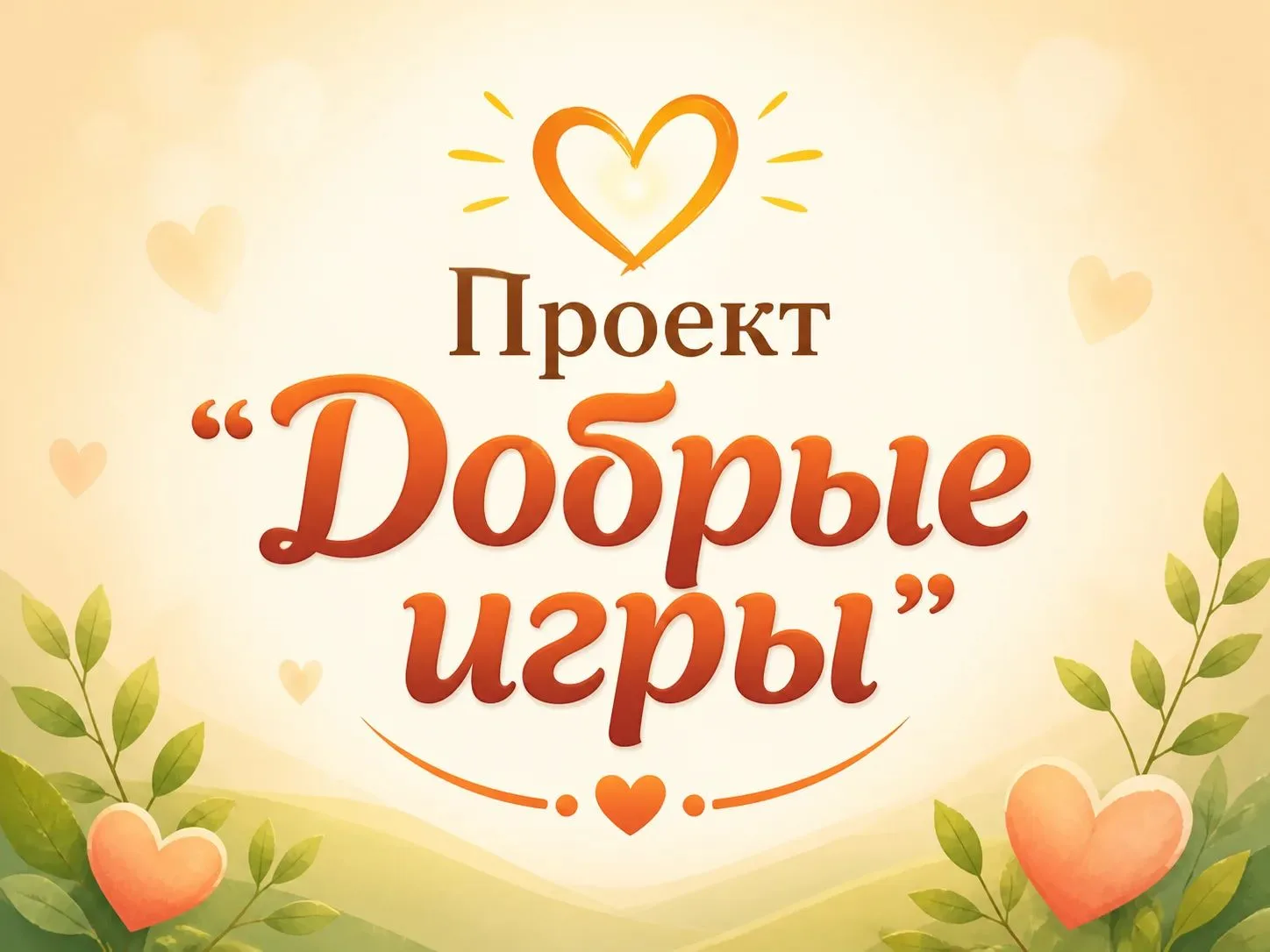 Проект «Добрые игры»