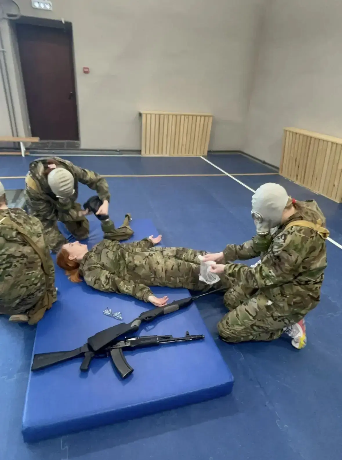 В селе Кириково прошли военные сборы с плотным уклоном в медицину.