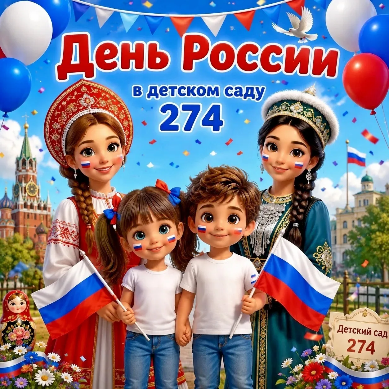 🇷🇺 Праздник дружбы и улыбок: как мы отметили День России!

В нашем детском саду прошёл удивительны