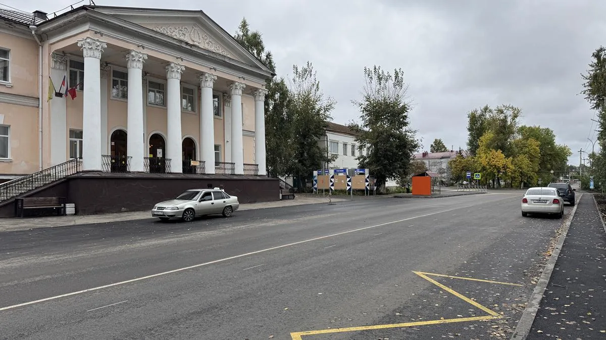 Завершен капремонт участка ул. Маяковского в Нижнем Ломове