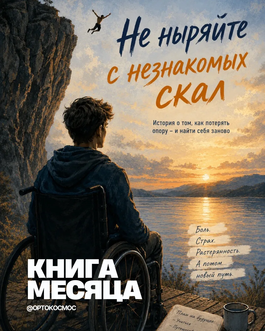 🔷Книга месяца: Не ныряйте с незнакомых скал / Автор — Татьяна Шипошина.