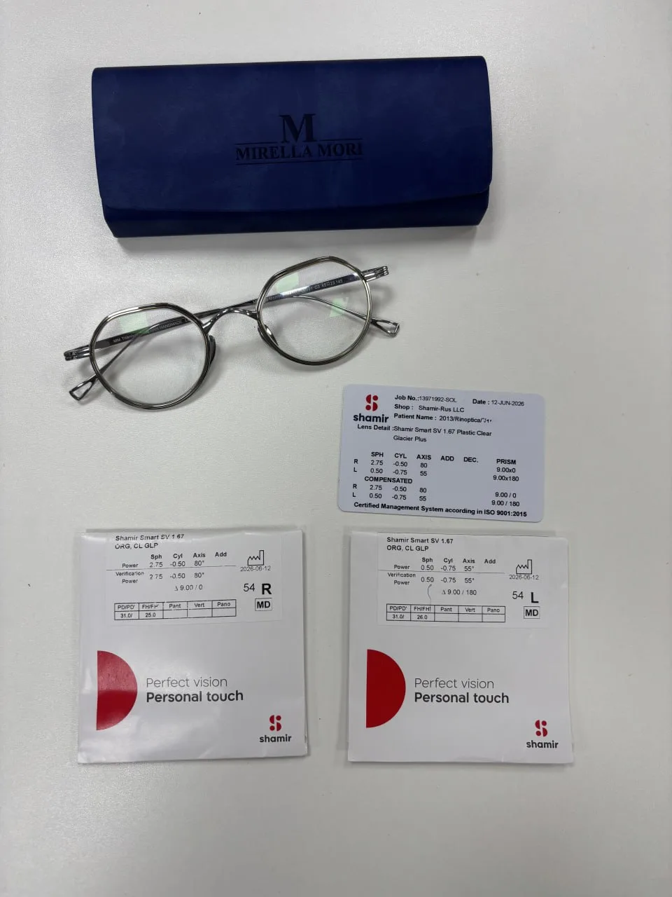 Женский заказ с призматической коррекцией 👓

Сегодня у нас интересный заказ для пациентки с анизоме