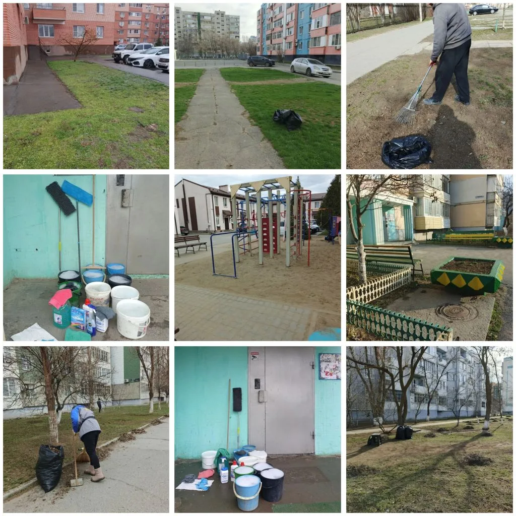 Территории, закреплённые за УК "Уют" поддерживаются в порядке.